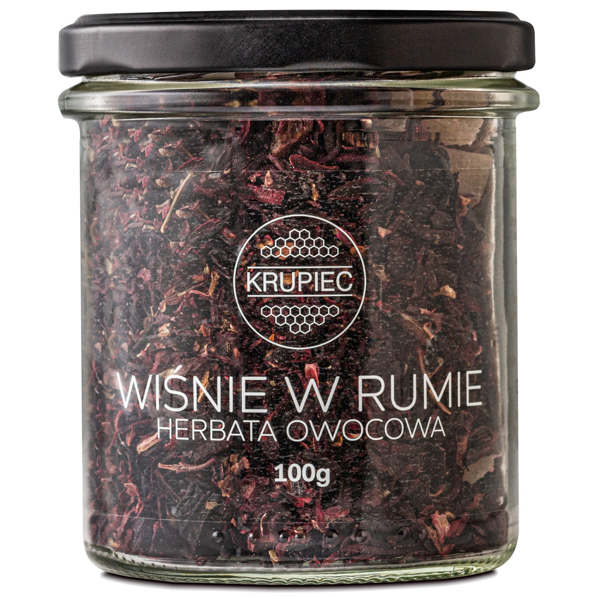 Herbata owocowa Wiśnie w rumie 100g